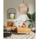 ΦΩΤΙΣΤΙΚΟ ΚΡΕΜΑΣΤΟ ΜΟΝΟΦΩΤΟ Ε27 Φ18X18X52 RATTAN (ΨΑΘΙΝΟ) - EUROLAMP