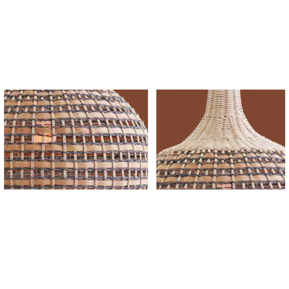 ΦΩΤΙΣΤΙΚΟ ΚΡΕΜΑΣΤΟ ΜΟΝΟΦΩΤΟ Ε27 Φ44X55 RATTAN (ΨΑΘΙΝΟ) - EUROLAMP