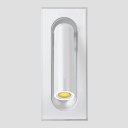 ΑΠΛΙΚΑ ΤΟΙΧΟΥ ΧΩΝΕΥΤΗ LED 3W 3000Κ Α170 ΛΕΥΚΗ - EUROLAMP