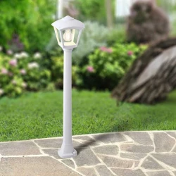 FUMAGALLI GIAFFA ROBY ΚΟΛΩΝΑ ΔΑΠΕΔΟΥ 1xΕ27 200X945mm ΤΕΤΡΑΓΩΝΗ ΛΕΥΚΗ