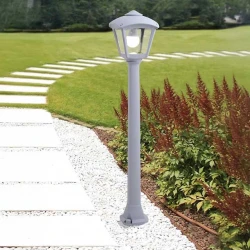 FUMAGALLI GIAFFA ROBY ΚΟΛΩΝΑ ΔΑΠΕΔΟΥ 1xΕ27 200X945mm ΤΕΤΡΑΓΩΝΗ ΓΚΡΙ