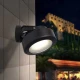 FUMAGALLI TOMMY ΠΡΟΒΟΛΕΑΣ GX53 LED 3W 3CCT ΜΑΥΡΟΣ