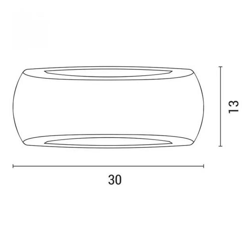 FUMAGALLI FRANCY ΑΠΛΙΚΑ ΤΟΙΧΟΥ 1ΧΕ27 300X130mm ΜΑΥΡΗ ΟΠΑΛ