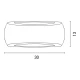 FUMAGALLI FRANCY ΑΠΛΙΚΑ ΤΟΙΧΟΥ 1ΧΕ27 300X130mm ΜΑΥΡΗ ΟΠΑΛ