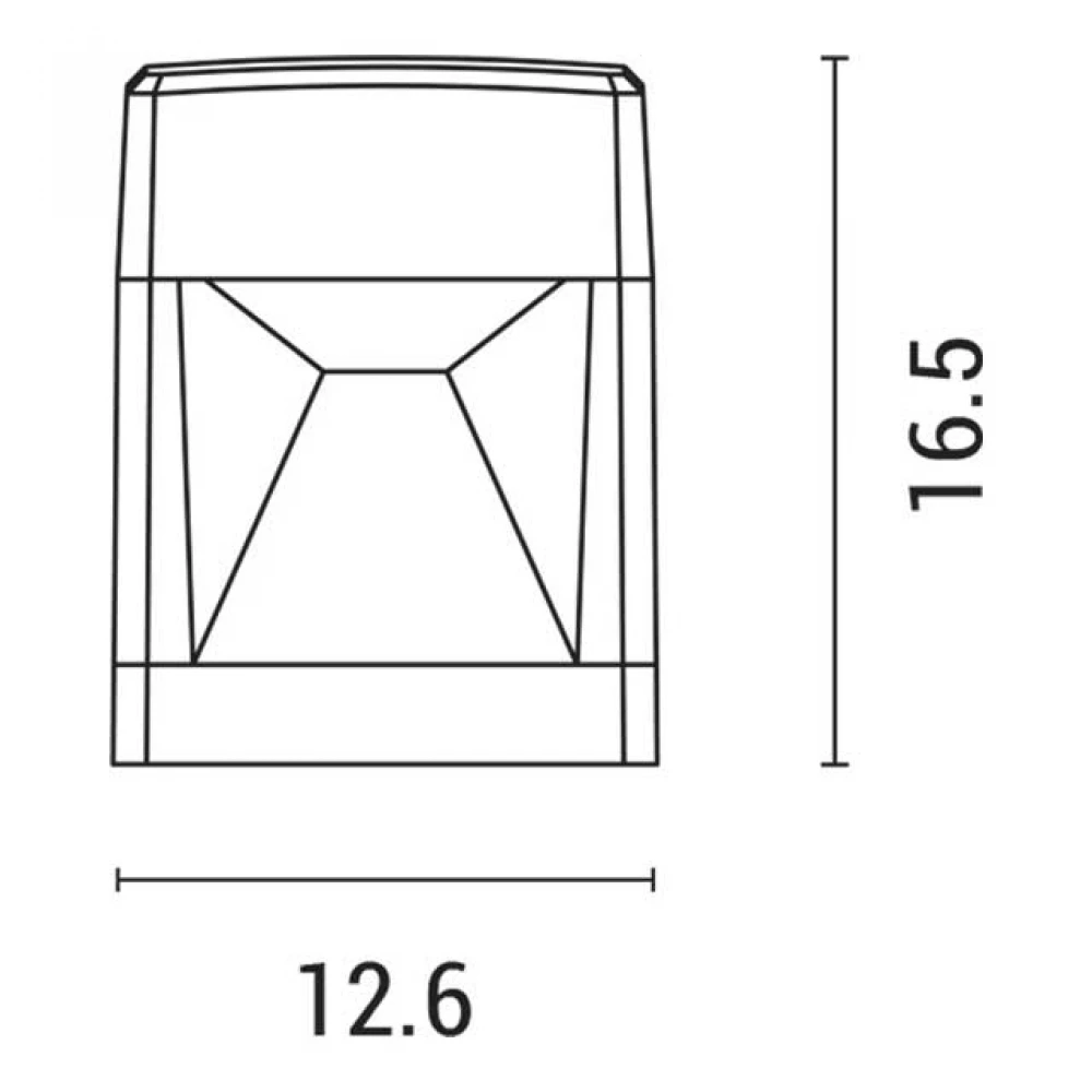 FUMAGALLI ELISA WALL ΑΠΛΙΚΑ ΤΟΙΧΟΥ 1XGX53 LED 3W 3CCT(3000K-4000K-6500) 165X126mm ΜΑΥΡΗ