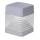 FUMAGALLI ESTER WALL ΑΠΛΙΚΑ ΤΟΙΧΟΥ  1XGX53 LED 3W 3CCT(3000K-4000K-6500K) 165mmX126mm ΓΚΡΙ
