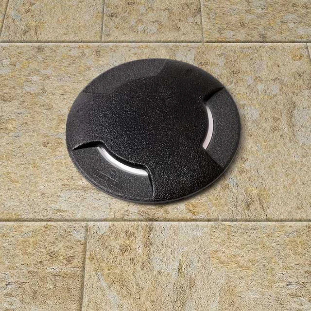 FUMAGALLI CECI 160 3L ΔΑΠΕΔΟΥ 1ΧGX53 LED 10W 3CCT(3000K-4000K-6000K) Ø160mm ΜΑΥΡΗ