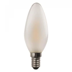 Λάμπα LED Μinion CROSSED FILAMENT 4.5W E14 220-240V FROST DIMMABLE Θερμό Λευκό 3000K Eurolamp