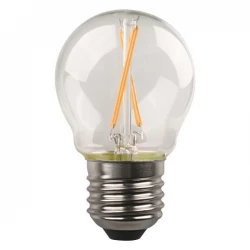 Λάμπα LED Σφαιρική CROSSED FILAMENT 4.5W E27 220-240V Θερμό Λευκό 3000K Eurolamp