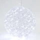 Ακρυλική Μπάλα, 100 Λευκά LED, Με Μετασχηματιστής, 40CM, IP44 - Magic Christmas