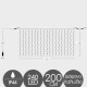 ΚΟΥΡΤΙΝΑ, 240 LED 3mm, 36V, ΕΠΕΚΤΑΣΗ ΕΩΣ 3, 200x100cm, ΔΙΑΦΑΝΟ ΚΑΛΩΔΙΟ, ΜΠΛΕ LED, ΙΡ44