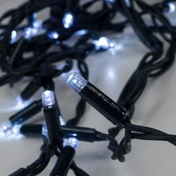 Βροχή 144 LED 5m Επεκτεινόμενα Με Πράσινο Καλώδιο Αδιάβροχα IP44 Λευκό 7500K Magic Christmas