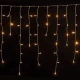 Βροχή 100 LED 1.80m Επεκτεινόμενα Με Διάφανο Καλώδιο Αδιάβροχα IP44 Λευκό 7500K Magic Christmas