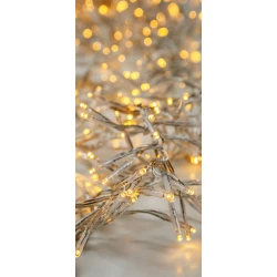 768 LED Cluster Σε Σειρά Με Πρόγραμμα Και Διάφανο Καλώδιο Αδιάβροχα IP44 2500K Magic Christmas