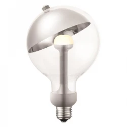 Λάμπα LED "MOVE ME" Γλόμπος G120 E27 5,5W 2700K 220-240V Ασημί - Eurolamp