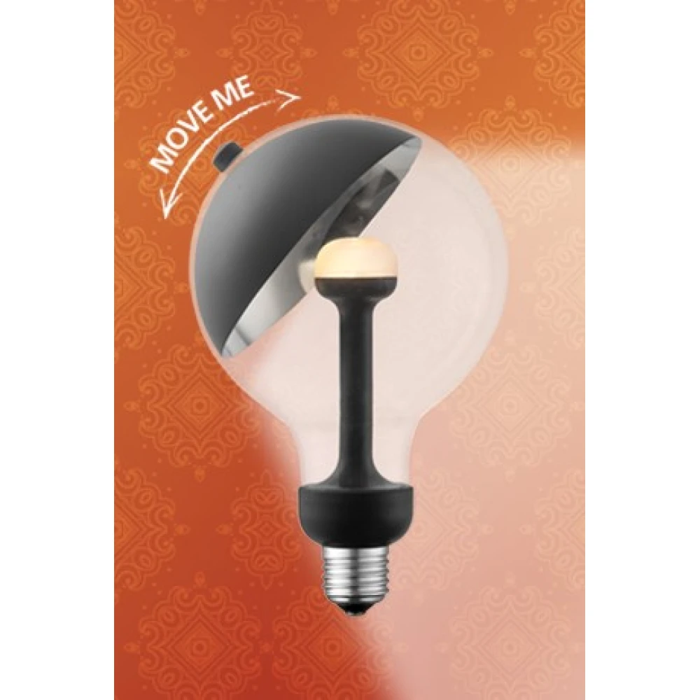 Φωτιστικό "MOVE ME" Επιτραπέζιο Μαύρο Ημισφαιρικό - Eurolamp