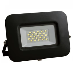 Προβολέας LED SMD Βάση 360° PLUS 20W Μαύρος IP65 PLUS - Θερμό Λευκό 3000K Eurolamp