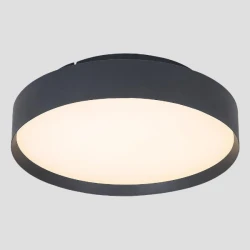 ΠΛΑΦΟΝΙΕΡΑ LED 80W Φ800X110 3000K ΜΑΥΡΗ - EUROLAMP