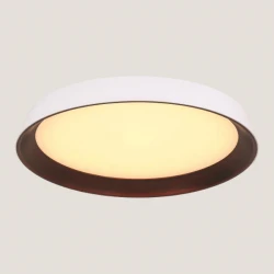 ΠΛΑΦΟΝΙΕΡΑ LED 30W Φ450X90 3000Κ ΛΕΥΚΗ/ΜΠΡΟΝΖΕ - EUROLAMP