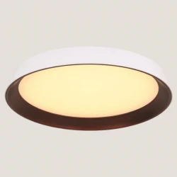 ΠΛΑΦΟΝΙΕΡΑ LED 60W Φ700X90 3000Κ ΛΕΥΚΗ/ΜΠΡΟΝΖΕ - EUROLAMP