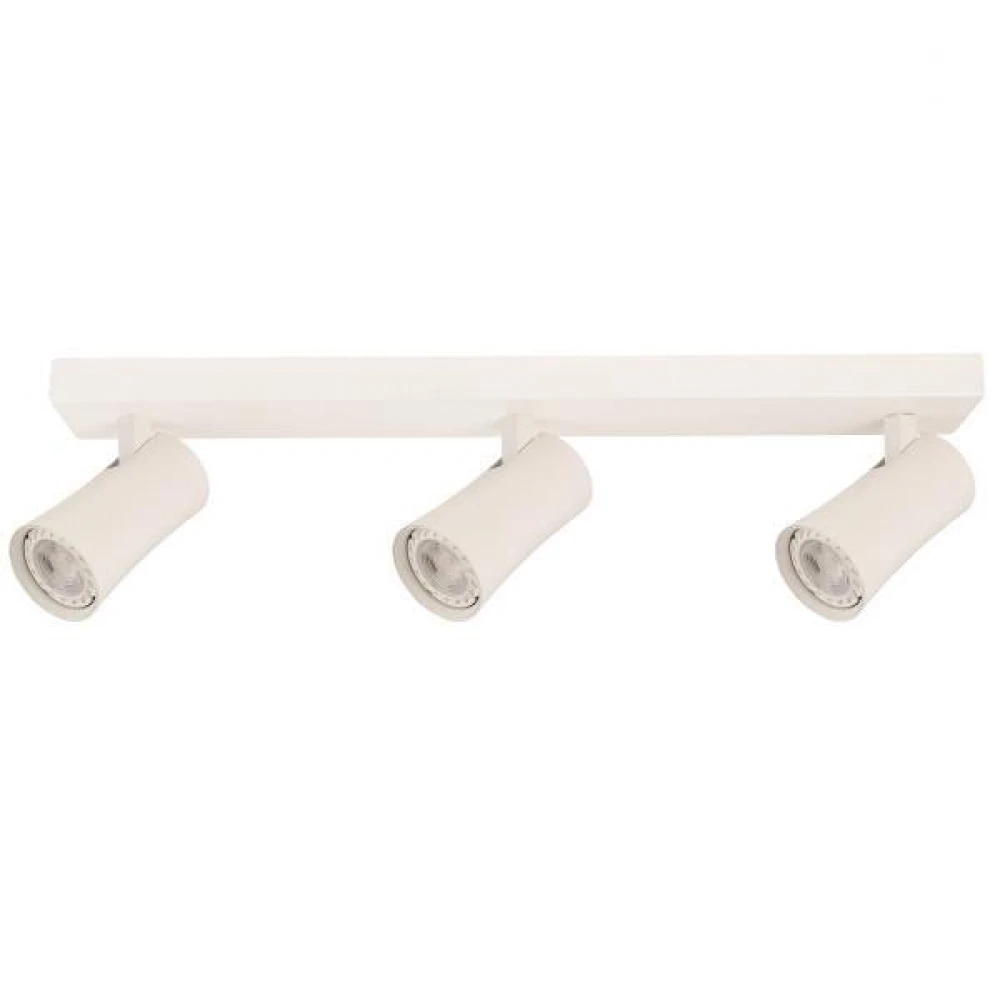 ΣΠΟΤ ΟΡΟΦΗΣ ΤΡΙΠΛΟ GU10 S1901 ΛΕΥΚΟ - Eurolamp