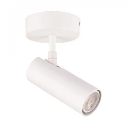 ΣΠΟΤ ΟΡΟΦΗΣ ΡΟΖΕΤΑ ΜΟΝΗ GU10 SLIM ΛΕΥΚΗ - Eurolamp