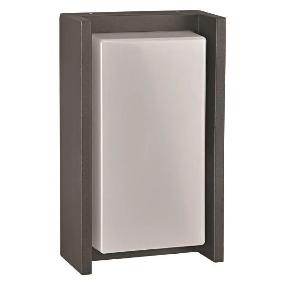 Απλίκα Τοίχου Οβάλ LED 9W 240X158X70 3000K IP54 Μαύρη PRO - Eurolamp