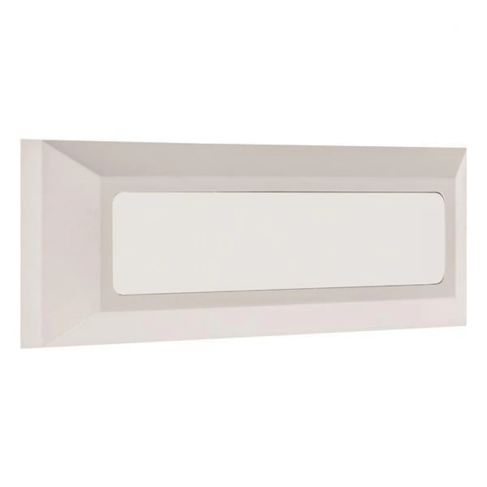 LED Φωτιστικό Τοίχου Slim Σε Λευκό 3W IP65 230V 230X80MM Eurolamp
