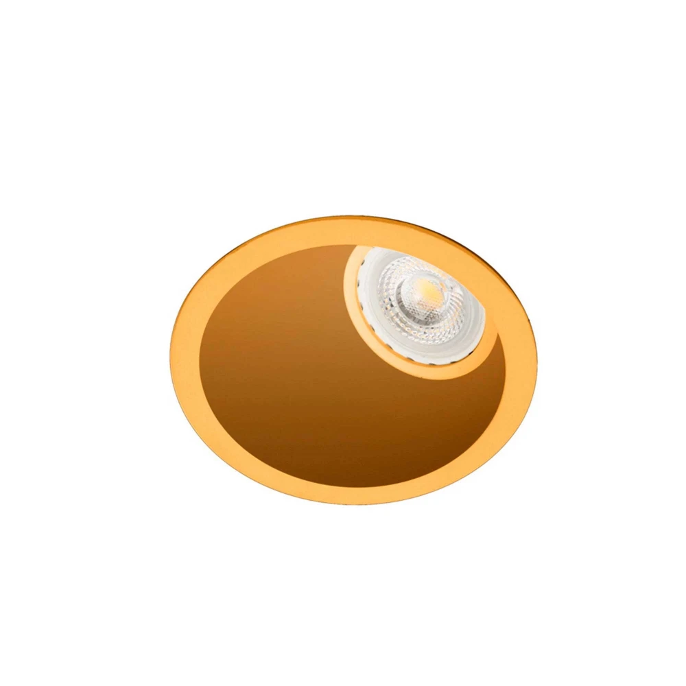 Χωνευτό Σποτ Wall Washer 25 Μοιρών - Χρυσό 1xGU10 FRESH - FARO