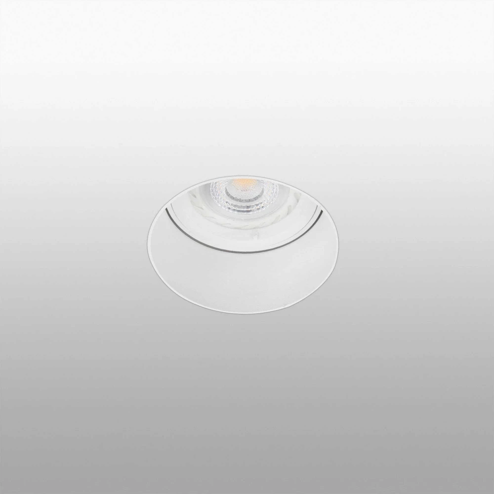 Χωνευτό Σποτ Στρογγυλό Λευκό Trimless 1xGU10 FRESH - FARO