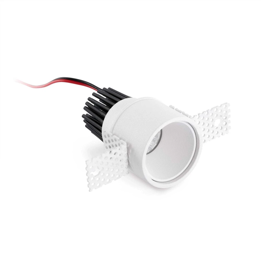 LED Χωνευτό Σποτ Στρογγυλό Λευκό Trimless 5W FOX - FARO