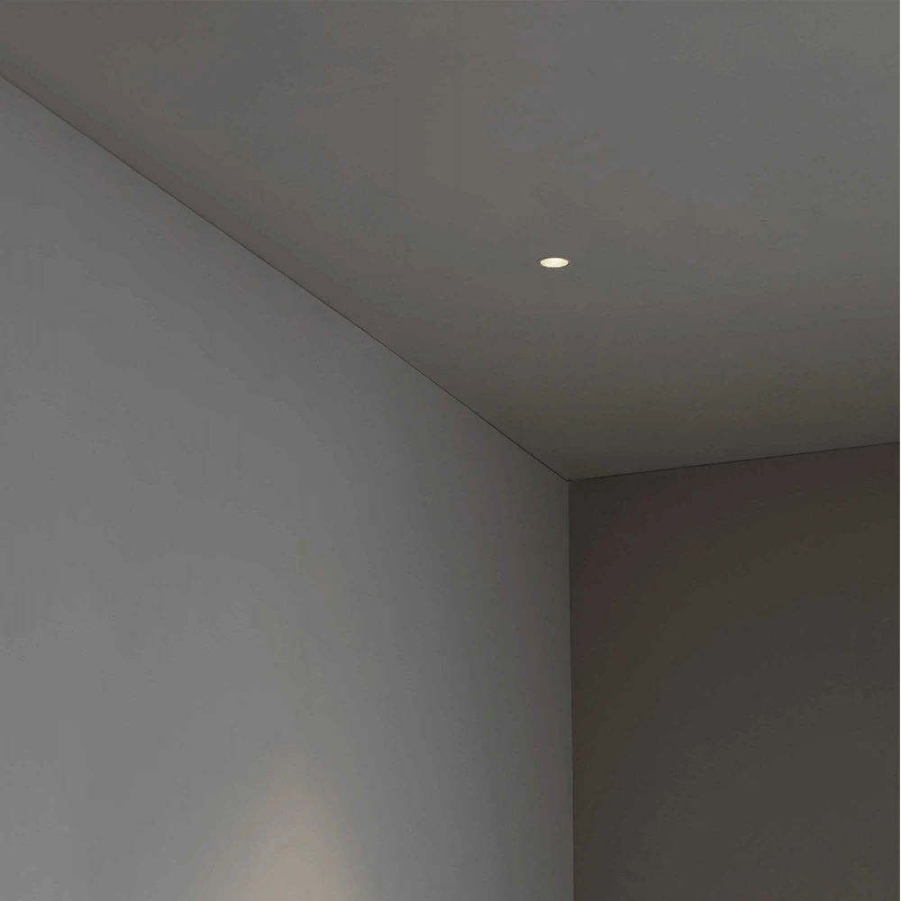 LED Χωνευτό Σποτ Στρογγυλό Μαύρο Trimless 5W FOX - FARO