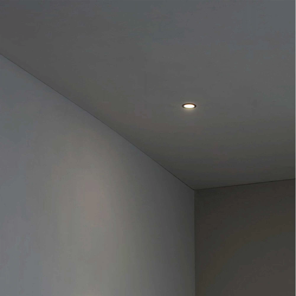 LED Χωνευτό Σποτ Στρογγυλό Ρυθμιζόμενο Μαύρο 5W FOX 50 - FARO