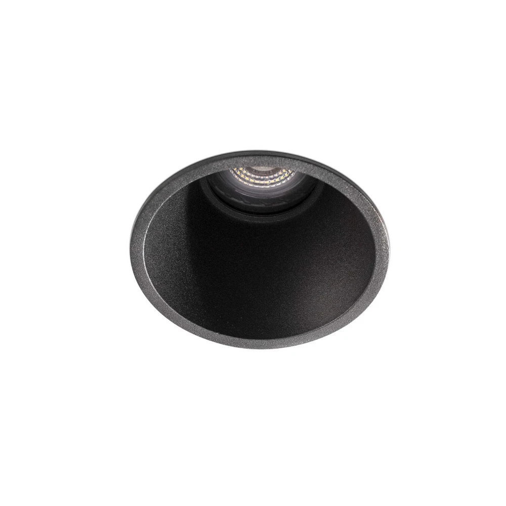 Χωνευτό Σποτ Μαύρο IP65 1xGU10 FRESH - FARO
