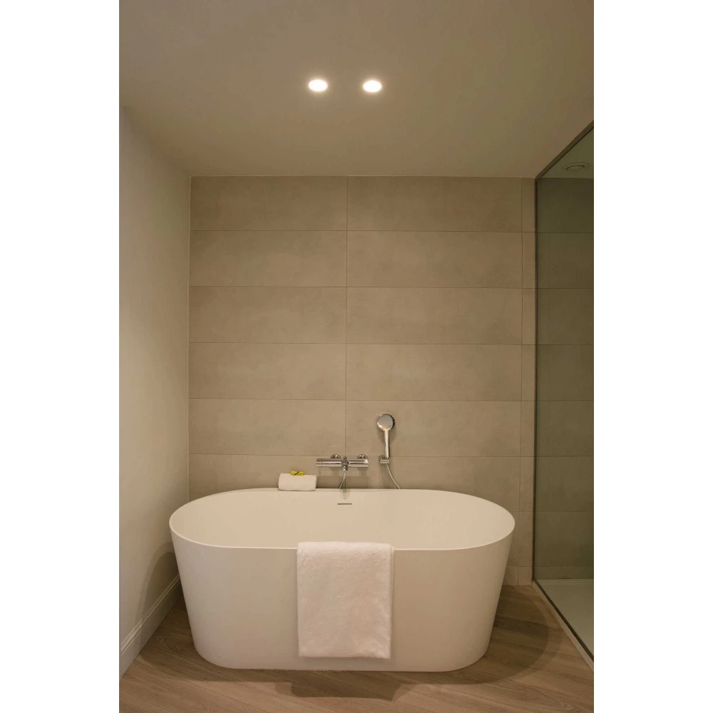 Χωνευτό Σποτ Στρογγυλό Λευκό IP44 1xGU10 FRESH - FARO