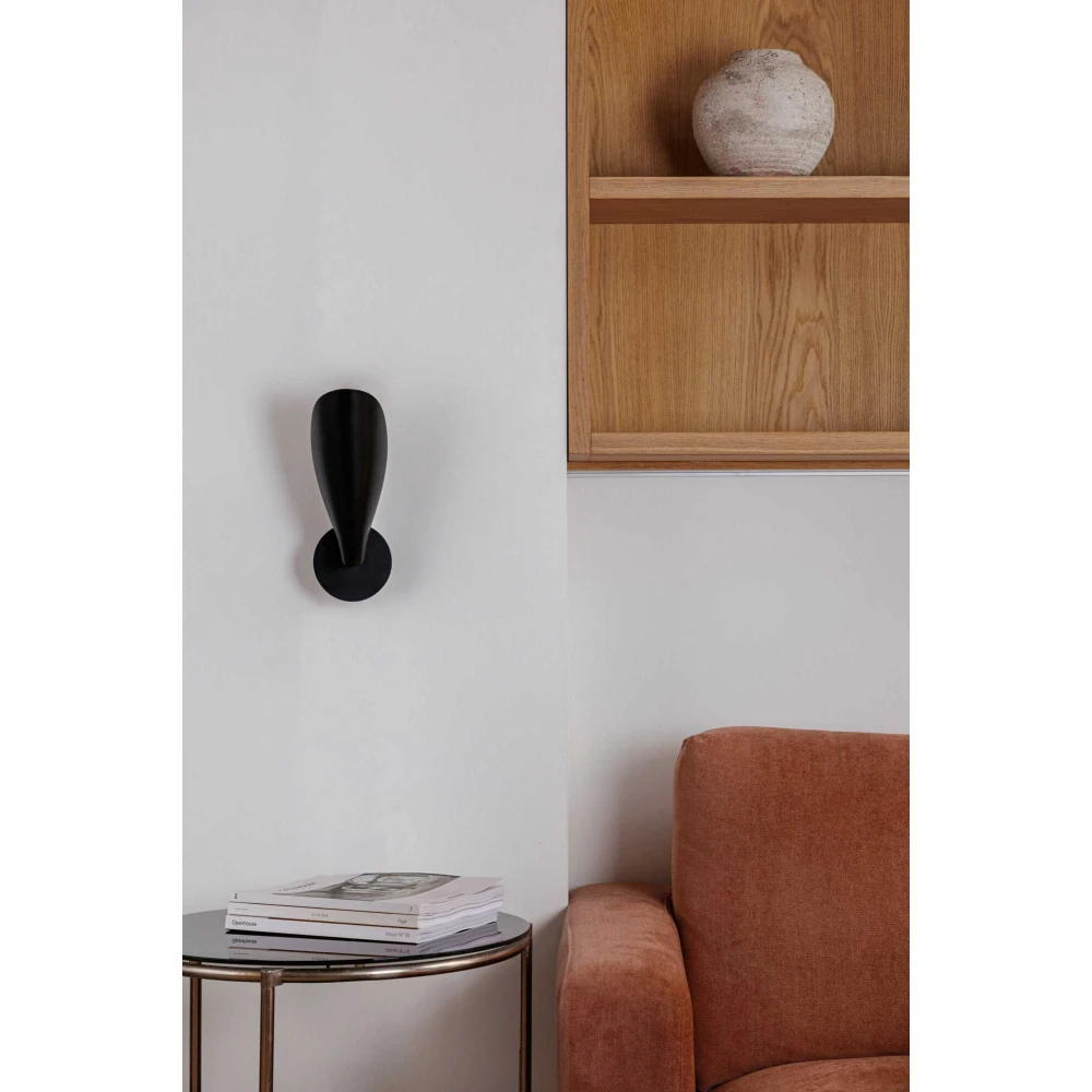 Φωτιστικό Τοίχου Μεταλλικό Σε Μαύρο Χρώμα 1xG9 LIGGERA FARO