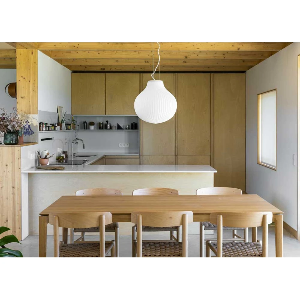 Κρεμαστό Φωτιστικό Μονόφωτο Από Γυαλί Λευκό Οπάλ 1xE27 ISABELLE 400 FARO