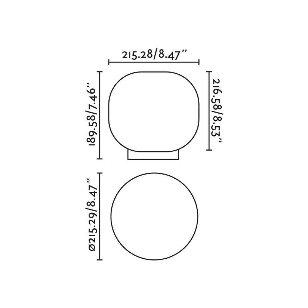 Επιτραπέζιο Φωτιστικό Από Γυαλί Λευκό και Μαύρη Βάση 1xE27 AMELIA FARO