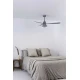Ανεμιστήρας Με Ατσάλινο Μοτέρ Και Λεπίδες Από ABS Με LED CCT Φως 20W - Γκρι AMELIA FARO