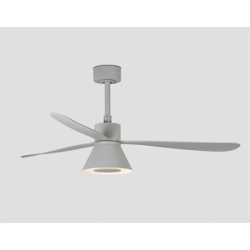 Ανεμιστήρας Με Ατσάλινο Μοτέρ Και Λεπίδες Από ABS Με LED CCT Φως 20W - Γκρι AMELIA FARO