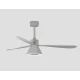 Ανεμιστήρας Με Ατσάλινο Μοτέρ Και Λεπίδες Από ABS Με LED CCT Φως 20W - Γκρι AMELIA FARO