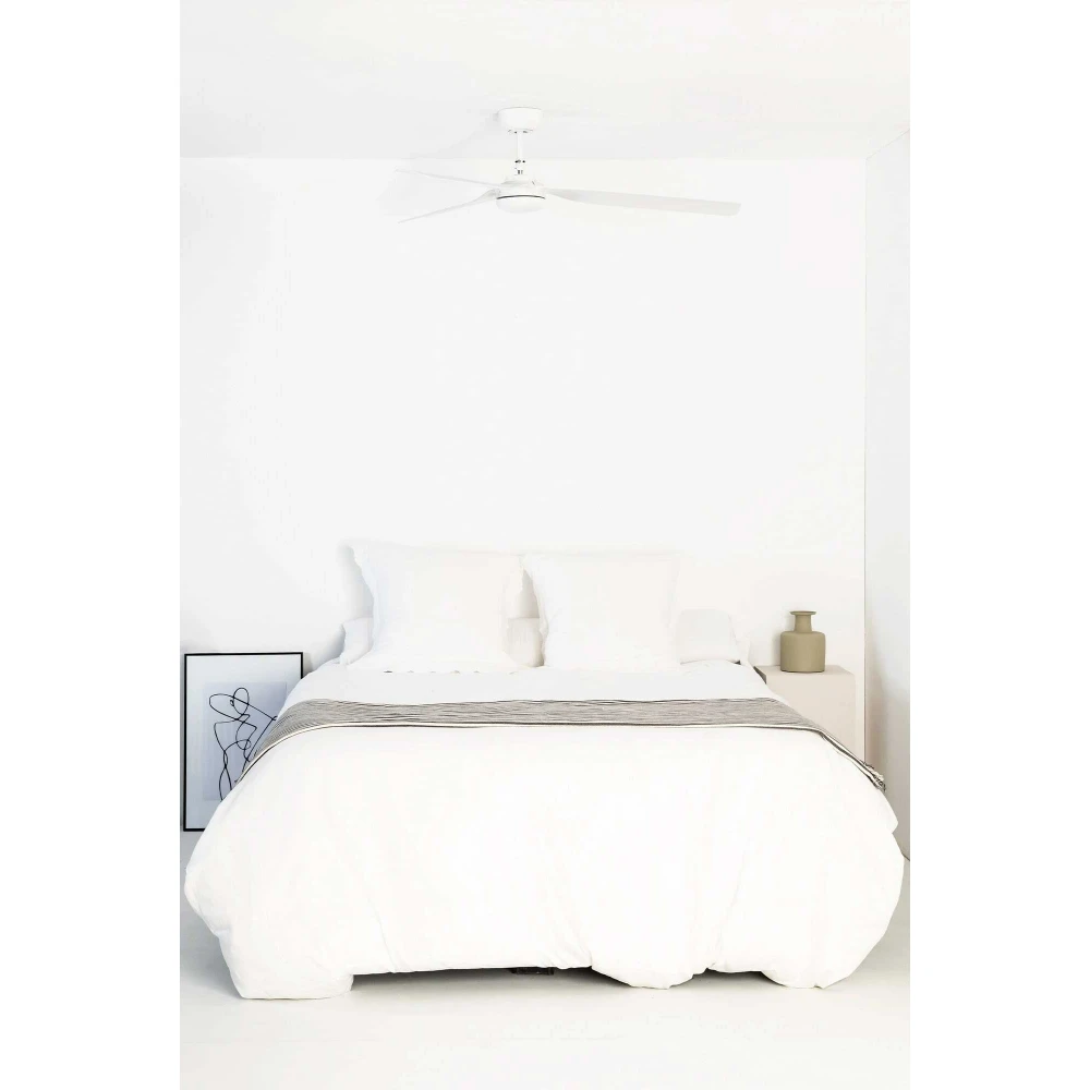 Ανεμιστήρας Οροφής Μεταλλικός Λευκός Με Τρεις Λεπίδες Ø1300mm - PUNT M - FARO