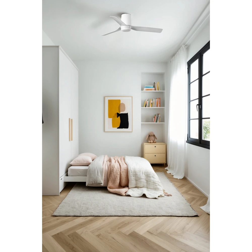 Ανεμιστήρας Με Ατσάλινο Μοτέρ Λευκό Και Λεπίδες Από ABS Λευκό MINI PUNT TUB S- FARO