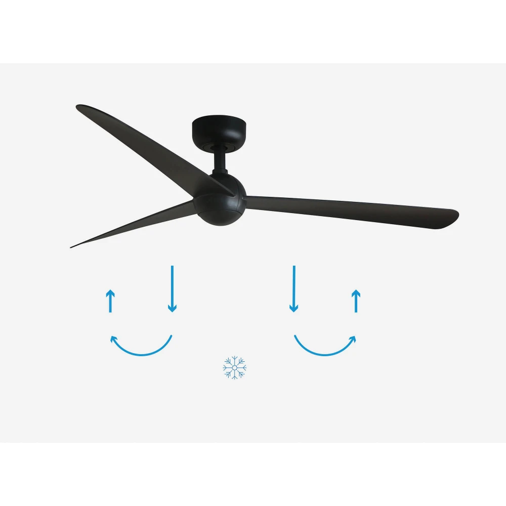 Ανεμιστήρας Οροφής Μαύρος Με Λεπίδες από ABS SFERA M- FARO