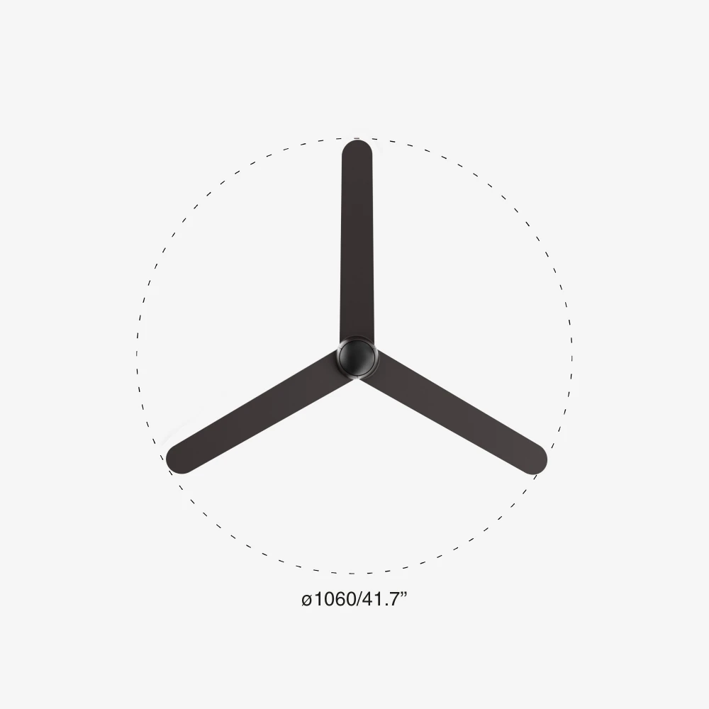 Ανεμιστήρας Οροφής Μαύρος Με Λεπίδες από ABS SFERA M- FARO