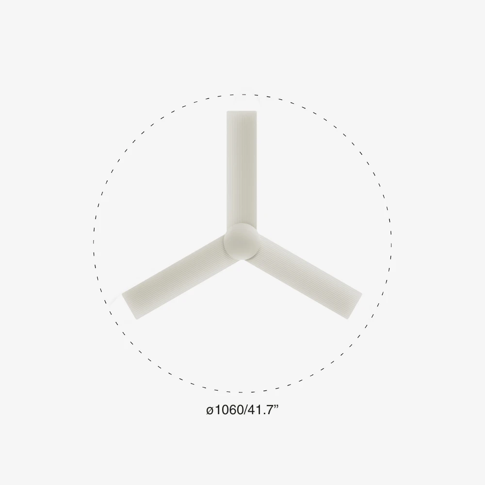 Ανεμιστήρας Με Ατσάλινο Μοτέρ Και Λεπίδες Αλουμινίου Σε Λευκό Χρώμα CRUISER S - FARO