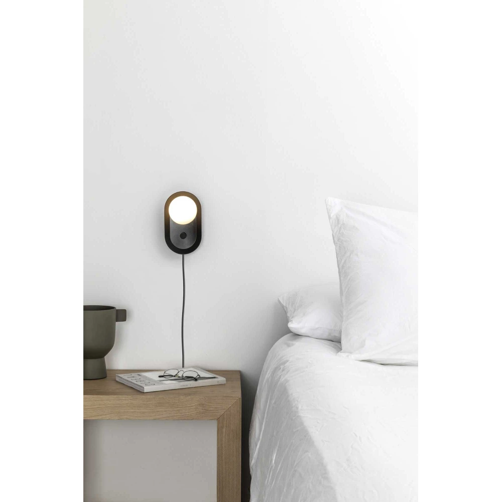 LED Φωτιστικό Τοίχου ή Επιτραπέζιο Μαύρο 8W CRI90 MAYA FARO