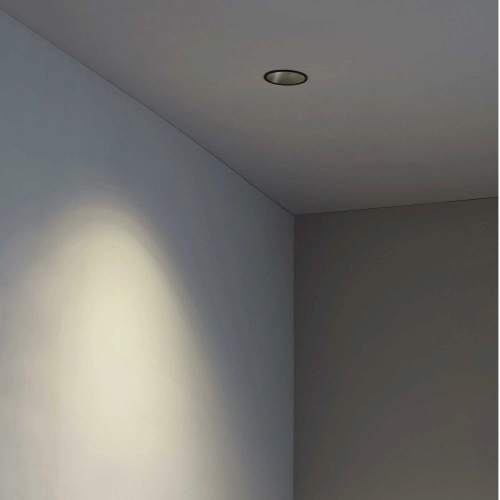 Χωνευτό Σποτ Στρογγυλό Μαύρο 1xGU10 GAS - FARO