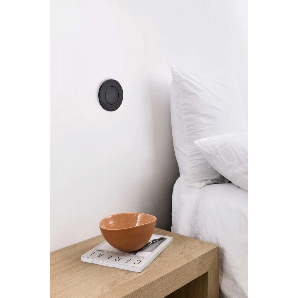 LED Επιτοίχιο Φωτιστικό Ανάγνωσης Χωνευτό Μαύρο 3W CLICK - FARO