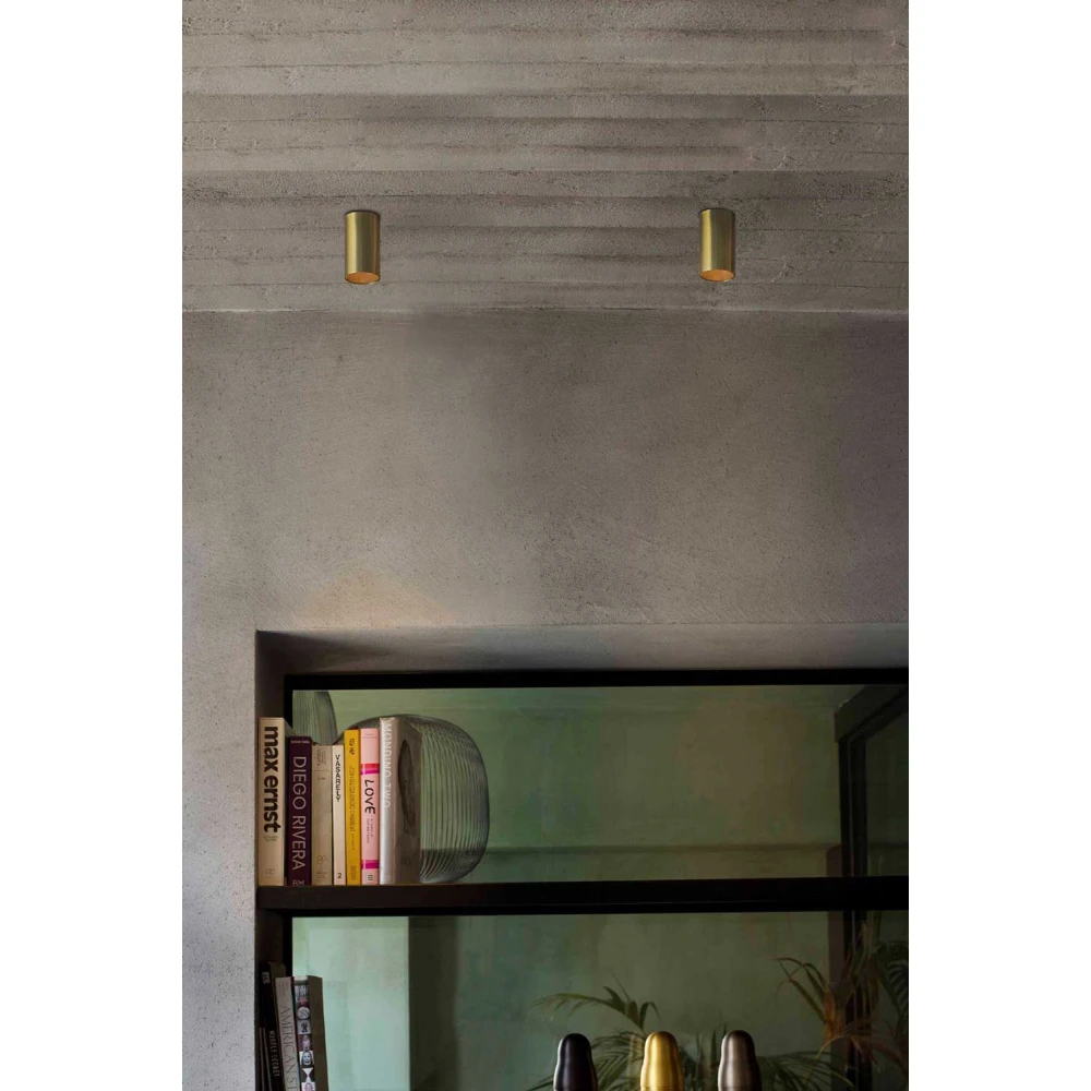 Σποτ Οροφής Σε Σατινέ Χρυσό 1XGU10 STAN FARO